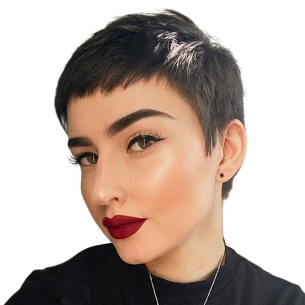 pixie cut short human hair wig for black women none lace front wigs with babyhair africans brazilian humanwig
pixie cut short human hair wig for black women none lace front wigs with babyhair africans brazilian humanwig