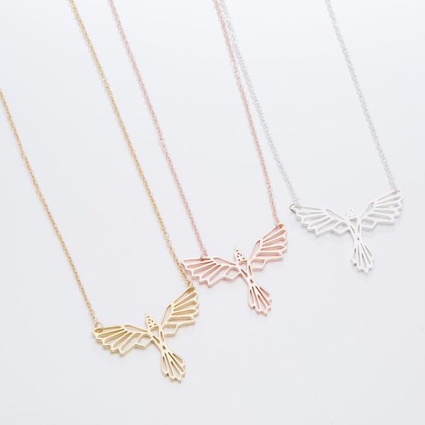 pendant necklaces mythical animal origami necklace geometric flying bird jewelry fashion ladies, Silver
pendant necklaces mythical animal origami necklace geometric flying bird jewelry fashion ladies, Silver