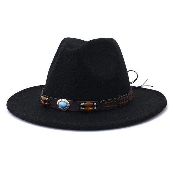 wide brim hats fedora hat men women black leather belt decoration felt imitation woolen simple wedding party bowler, Blue;gray
wide brim hats fedora hat men women black leather belt decoration felt imitation woolen simple wedding party bowler, Blue;gray