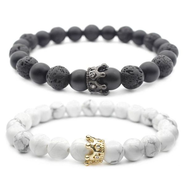 beaded, strands couple crown beaded bracelet lava matte onyx stone jewelry accessories beads hand for women men, Black
beaded, strands couple crown beaded bracelet lava matte onyx stone jewelry accessories beads hand for women men, Black