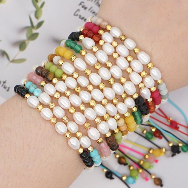 charm bracelets glass crystal beads hand-woven natural freshwater pearl friendship rope small bracelet, Golden;silver
charm bracelets glass crystal beads hand-woven natural freshwater pearl friendship rope small bracelet, Golden;silver