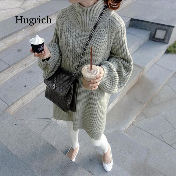 women's sweaters autumn winter thick long sweater women lantern sleeve side slit half turtleneck pullovers oversized pull hiver femme, White;black
women's sweaters autumn winter thick long sweater women lantern sleeve side slit half turtleneck pullovers oversized pull hiver femme, White;black