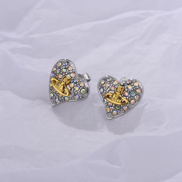 backs earrings empress dowager west diamond crystal love simple female, White
backs earrings empress dowager west diamond crystal love simple female, White