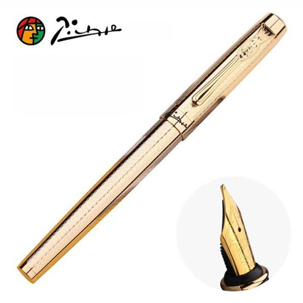fountain pens picasso 933 pimio avignon pen golden luxury iridium fine nib gift box optional office & home writing
fountain pens picasso 933 pimio avignon pen golden luxury iridium fine nib gift box optional office & home writing
