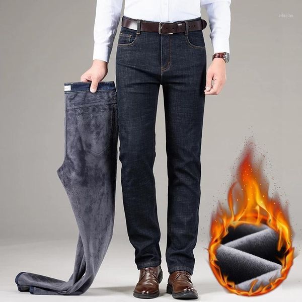 men's jeans winter warm fleece 2021 classic style black blue cotton straight denim fashion pants brand trousers male chinos
men's jeans winter warm fleece 2021 classic style black blue cotton straight denim fashion pants brand trousers male chinos