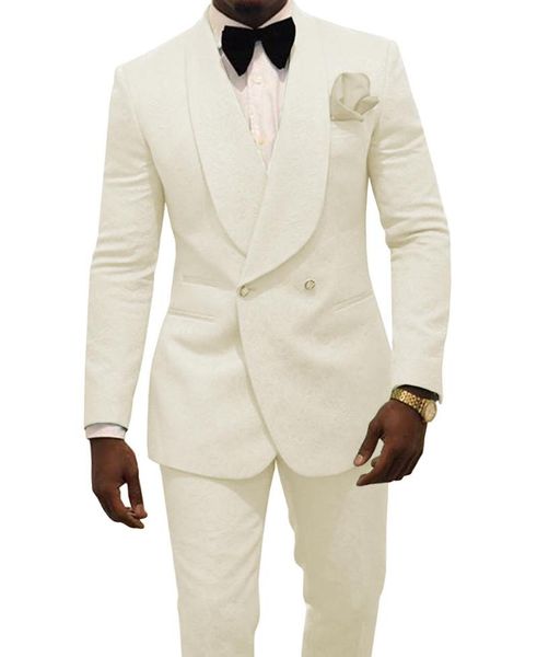 men's suits & blazers solovedress suit double breasted slim fit jacquard prom dress party travel blazer + pants customization, White;black
men's suits & blazers solovedress suit double breasted slim fit jacquard prom dress party travel blazer + pants customization, White;black