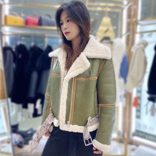 women's fur & faux women nature jacket winter fashion coat natural lamb liner, Black
women's fur & faux women nature jacket winter fashion coat natural lamb liner, Black