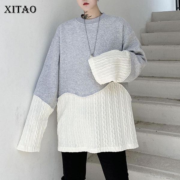 women's hoodies & sweatshirts xitao patchwork hit color pullover sweatshirt women 2021 autumn winter casual fashion style temperament c, Black
women's hoodies & sweatshirts xitao patchwork hit color pullover sweatshirt women 2021 autumn winter casual fashion style temperament c, Black