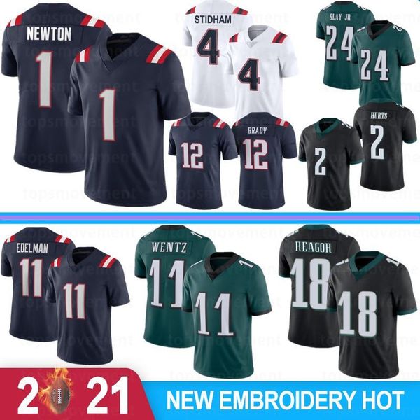 1 cam newton 11 julian edelman men football jersey 2 jalen hurts 11 carson wentz slay jr kelce jackson jalen reagor 12 tom brady 2021 new, Black;red
1 cam newton 11 julian edelman men football jersey 2 jalen hurts 11 carson wentz slay jr kelce jackson jalen reagor 12 tom brady 2021 new, Black;red