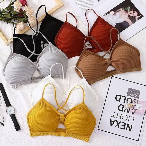 bras bra for women butterfly knot cotton crop underwear seamless tube back hollow lingerie wireless halter bralette, Red;black
bras bra for women butterfly knot cotton crop underwear seamless tube back hollow lingerie wireless halter bralette, Red;black