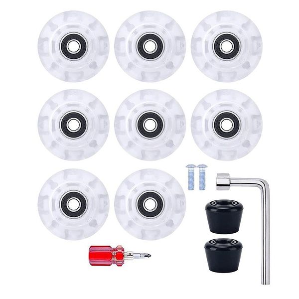 skateboarding -8 pcs 82a roller skate wheels with bearings and 2 toe blocks for double-row skating,quad-skating outdoor or indoor
skateboarding -8 pcs 82a roller skate wheels with bearings and 2 toe blocks for double-row skating,quad-skating outdoor or indoor