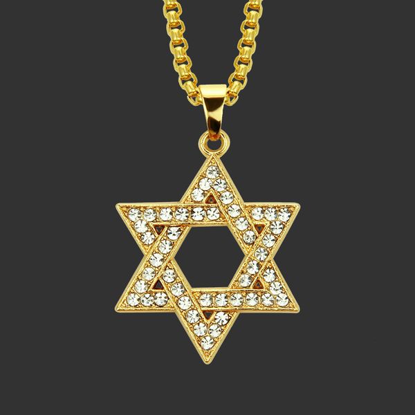 amulet neck pendants hip hop men's hollow diamond studded david star pendant necklace solomon seal hexagram, Silver
amulet neck pendants hip hop men's hollow diamond studded david star pendant necklace solomon seal hexagram, Silver