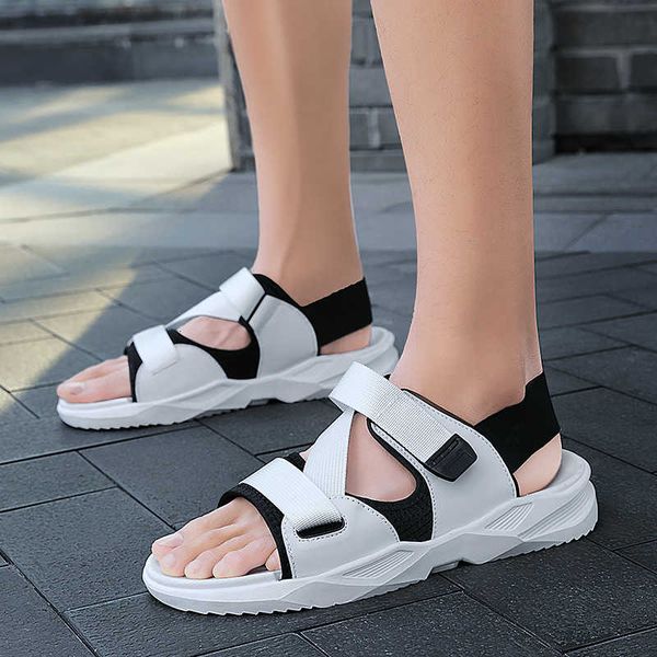 sandals men summer roman style gentlemen soft elastic band slip-on slippers white boys waden beach shoes, Black
sandals men summer roman style gentlemen soft elastic band slip-on slippers white boys waden beach shoes, Black