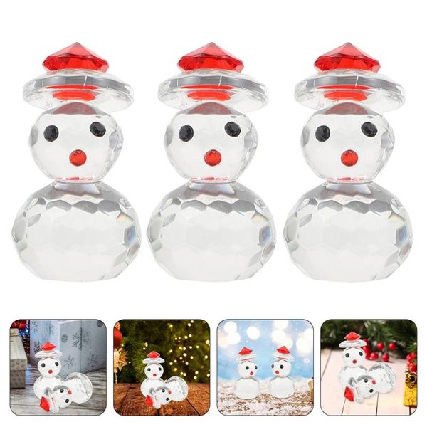 pendant necklaces 3pcs crystal snowman figurine classic christmas statue deskornament, Silver
pendant necklaces 3pcs crystal snowman figurine classic christmas statue deskornament, Silver