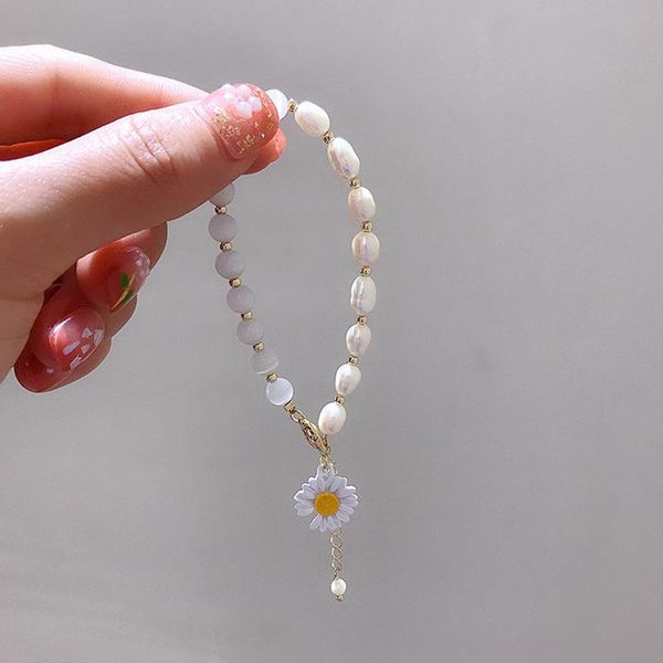 beaded, strands pearl opal beaded bracelets for women daisy flower retro trendy charm fashion korean adjustable jewelry wholesale gold gift, Black
beaded, strands pearl opal beaded bracelets for women daisy flower retro trendy charm fashion korean adjustable jewelry wholesale gold gift, Black