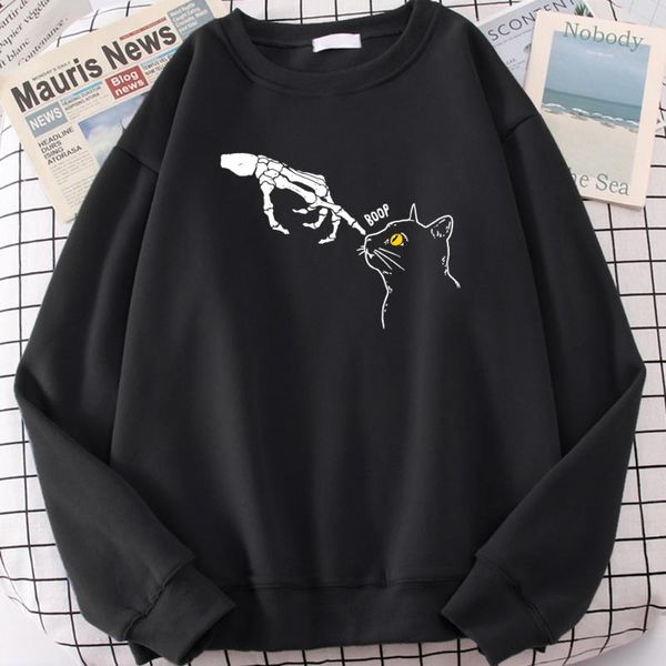 men's hoodies & sweatshirts spooky boop pointing at the cat with his finger men casual hip hop sweatshirt o-neck pullover fleece loose, Black
men's hoodies & sweatshirts spooky boop pointing at the cat with his finger men casual hip hop sweatshirt o-neck pullover fleece loose, Black