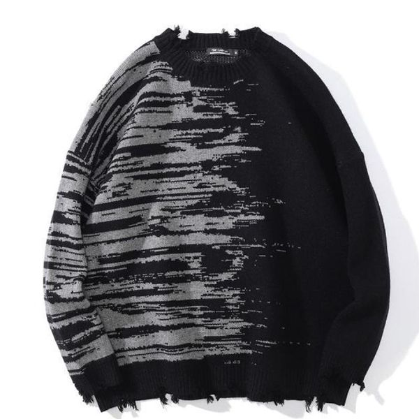 men's sweaters loose high street sweater men hip hop streetwear harajuku knitted patchwork pullover man 2021 autumn couple, White;black
men's sweaters loose high street sweater men hip hop streetwear harajuku knitted patchwork pullover man 2021 autumn couple, White;black