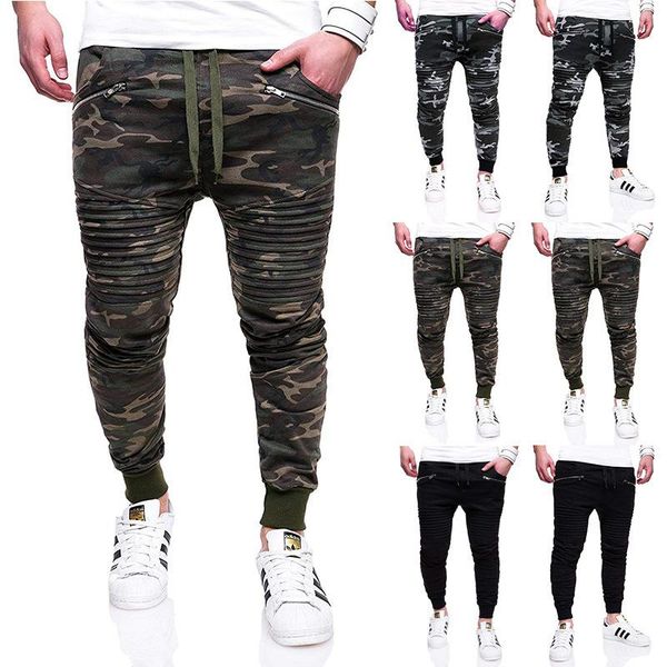 men's pants winter camouflage fitness trousers mens drawstring sports joggers slim fit camo gym sweatpants male cargo pleated, Black
men's pants winter camouflage fitness trousers mens drawstring sports joggers slim fit camo gym sweatpants male cargo pleated, Black