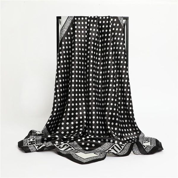 scarves 2021 fashion silk spotted square scarf women's 90*90cm neck strap belt bag warp beach, Blue;gray
scarves 2021 fashion silk spotted square scarf women's 90*90cm neck strap belt bag warp beach, Blue;gray