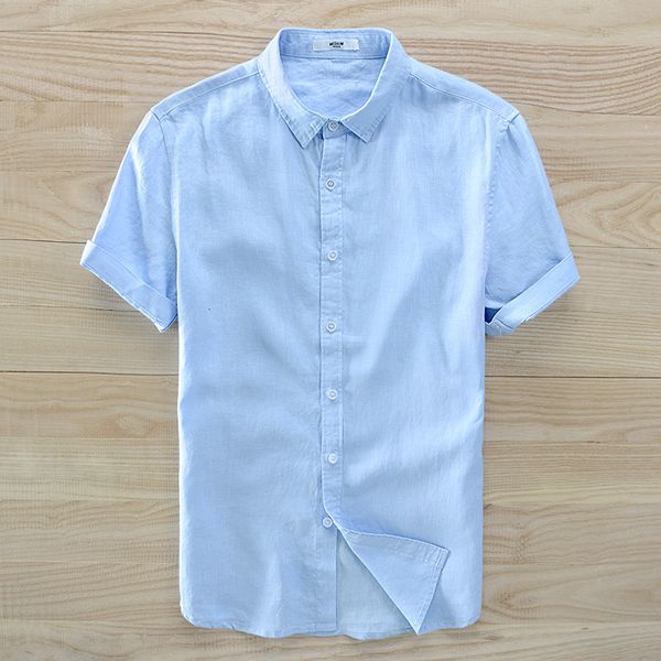 2021 new 100% de linho da marca vero camisa azul dos slidos casuais para homens s moda respirvel camisas 5rtt, White
2021 new 100% de linho da marca vero camisa azul dos slidos casuais para homens s moda respirvel camisas 5rtt, White
