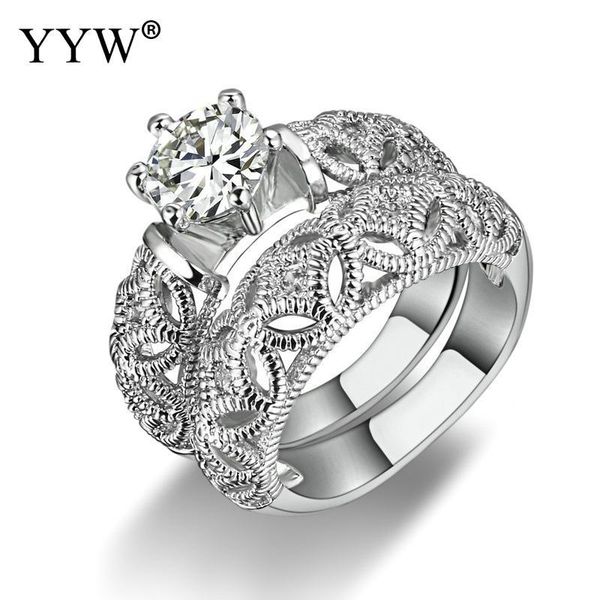 cluster rings princess style cubic zirconia hollow-out silver color ring sets for women, mens 8mm classic stainless steel wedding, Golden;silver
cluster rings princess style cubic zirconia hollow-out silver color ring sets for women, mens 8mm classic stainless steel wedding, Golden;silver