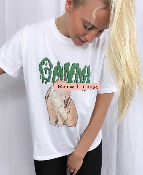 women's t-shirt rabbit letter graphic t-shirts woman summer o neck short sleeve cotton tee shirts femme casual good quality 2, White
women's t-shirt rabbit letter graphic t-shirts woman summer o neck short sleeve cotton tee shirts femme casual good quality 2, White