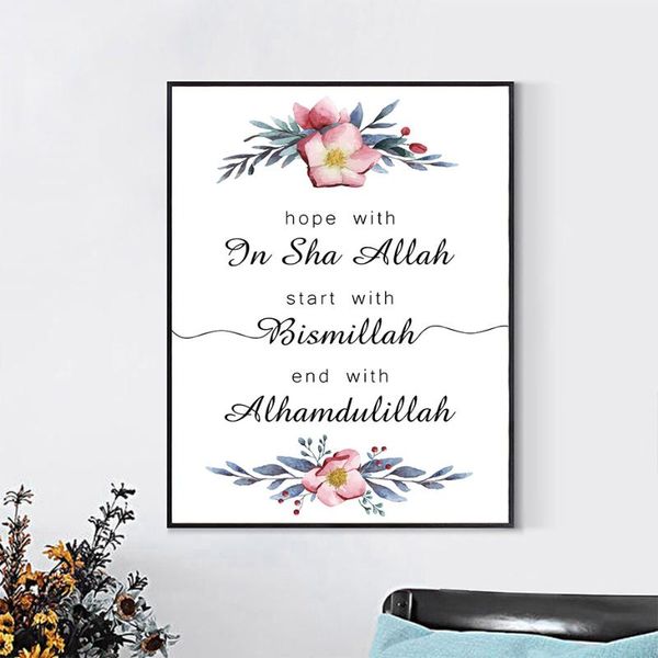 paintings start with bismillah islamic quotes muslim poster canvas painting floral print wall art picture for living room home decorations
paintings start with bismillah islamic quotes muslim poster canvas painting floral print wall art picture for living room home decorations