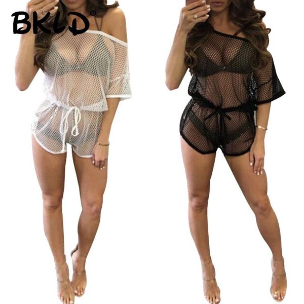 bkld women mesh rompers womens jumpsuit summer beach transparent loose playsuit 2021 new drawstring women rompers clubwear, Black;white
bkld women mesh rompers womens jumpsuit summer beach transparent loose playsuit 2021 new drawstring women rompers clubwear, Black;white
