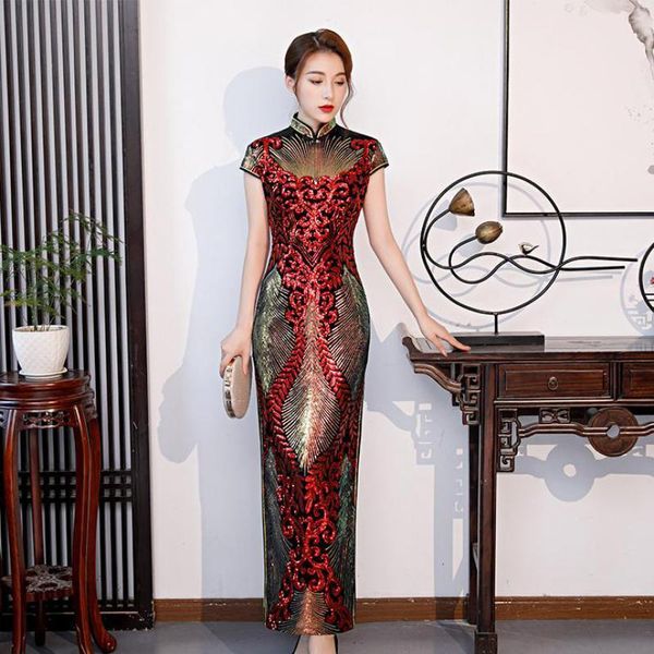 ethnic clothing red chinese bride wedding cheongsam velour short sleeve party prom dress gown elegant velvet qipao vintage button vesti
ethnic clothing red chinese bride wedding cheongsam velour short sleeve party prom dress gown elegant velvet qipao vintage button vesti