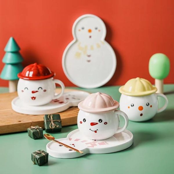 mugs christmas gift snowman shaped cup dish spoon with cover cute mug afternoon tea coffee cartoon breakfast
mugs christmas gift snowman shaped cup dish spoon with cover cute mug afternoon tea coffee cartoon breakfast