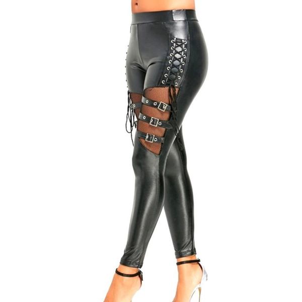 women's pants & capris women mesh hollow pu bandage skinny trousers, solid color high waist for spring fall, black, /l/xl/xxl, Black;white
women's pants & capris women mesh hollow pu bandage skinny trousers, solid color high waist for spring fall, black, /l/xl/xxl, Black;white