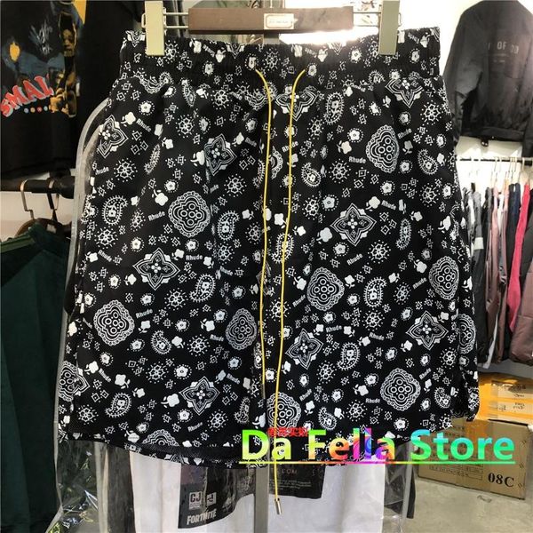 men's shorts full snowflake logo oversized men women nylon lining mesh tag label breechcloth, White;black
men's shorts full snowflake logo oversized men women nylon lining mesh tag label breechcloth, White;black