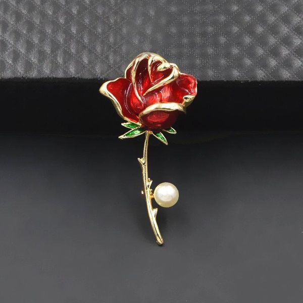 pins, brooches classic enamel rose for women gold color alloy flower weddings office casual brooch pins gifts, Gray
pins, brooches classic enamel rose for women gold color alloy flower weddings office casual brooch pins gifts, Gray
