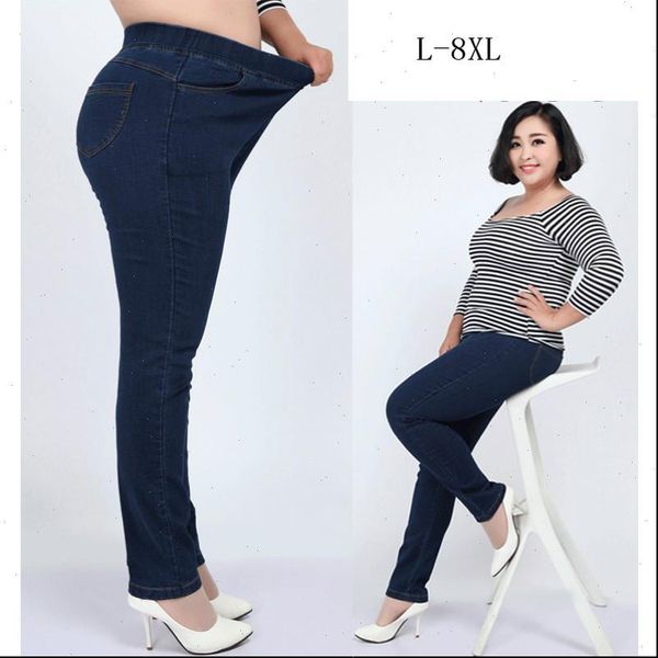 plus size 8xl 7xl l elastic high waist femme jeans pencil pants spring casual jeans women high stretch trousers pants, Blue
plus size 8xl 7xl l elastic high waist femme jeans pencil pants spring casual jeans women high stretch trousers pants, Blue
