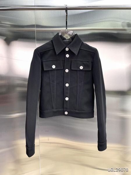 women's jackets designer brand metal button decoration retro tooling style short jacket 2021 fashionable, Black;brown
women's jackets designer brand metal button decoration retro tooling style short jacket 2021 fashionable, Black;brown
