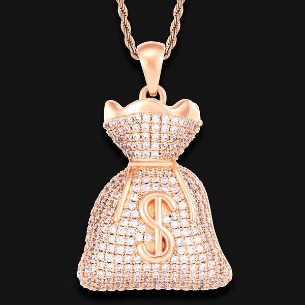 pendant necklaces hip hop rock personality big money bag necklace crystal sparkling fashion men's cash coin jewelry gift for men women, Silver
pendant necklaces hip hop rock personality big money bag necklace crystal sparkling fashion men's cash coin jewelry gift for men women, Silver