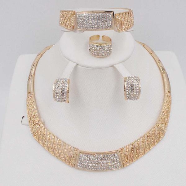 earrings & necklace 2021 fashion dubai whtie jewelry sets elegant line crystal costume nigerian african beads design, Silver
earrings & necklace 2021 fashion dubai whtie jewelry sets elegant line crystal costume nigerian african beads design, Silver