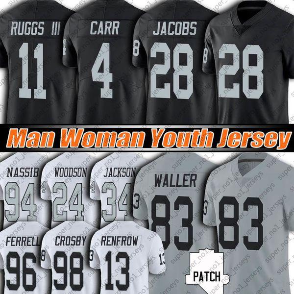 4 derek carr 83 darren waller jersey 11 henry ruggs iii 28 josh jacobs hunter renfrow football jerseys maxx crosby nassib las vegasrai, Black;red
4 derek carr 83 darren waller jersey 11 henry ruggs iii 28 josh jacobs hunter renfrow football jerseys maxx crosby nassib las vegasrai, Black;red