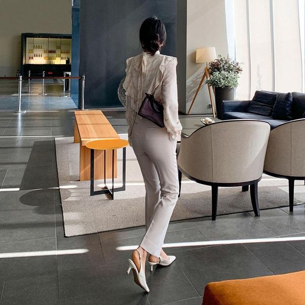 women's pants & capris flared spring 2021 high waist small micro show thin quarter suit, Black;white
women's pants & capris flared spring 2021 high waist small micro show thin quarter suit, Black;white