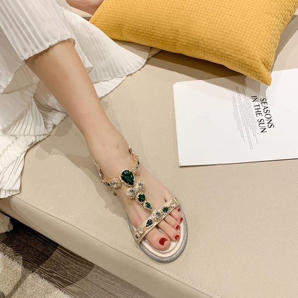 sandals summer light wedge women's flip flop zapatillas mujer beach shoes diamond flat women slippers, Black
sandals summer light wedge women's flip flop zapatillas mujer beach shoes diamond flat women slippers, Black