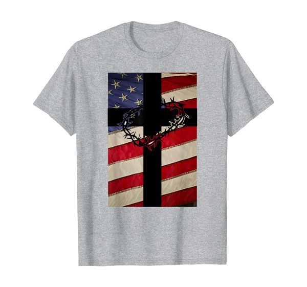 christian patriotic t shirt - new christianity t-shirt, White;black