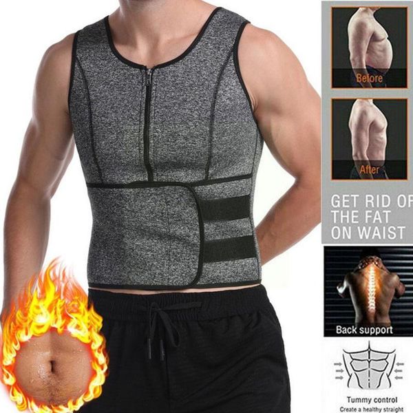 men's body shapers men neoprene sauna zipper waist trainer corset vest shaper trimmer slimming belt shapewear compression p3z0, Black;brown
men's body shapers men neoprene sauna zipper waist trainer corset vest shaper trimmer slimming belt shapewear compression p3z0, Black;brown