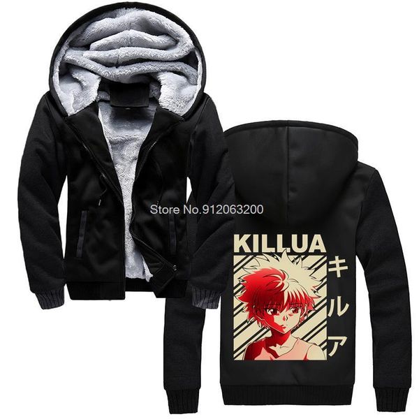 men's hoodies & sweatshirts tvoe x anime manga killua zoldyck men winter thicken hooded sweatshirt streetwear, Black
men's hoodies & sweatshirts tvoe x anime manga killua zoldyck men winter thicken hooded sweatshirt streetwear, Black