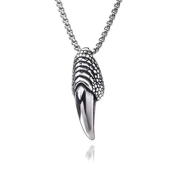 pendant necklaces fashion creative carved animal retro hip hop men's eagle claw necklace gift wholesale, Silver
pendant necklaces fashion creative carved animal retro hip hop men's eagle claw necklace gift wholesale, Silver
