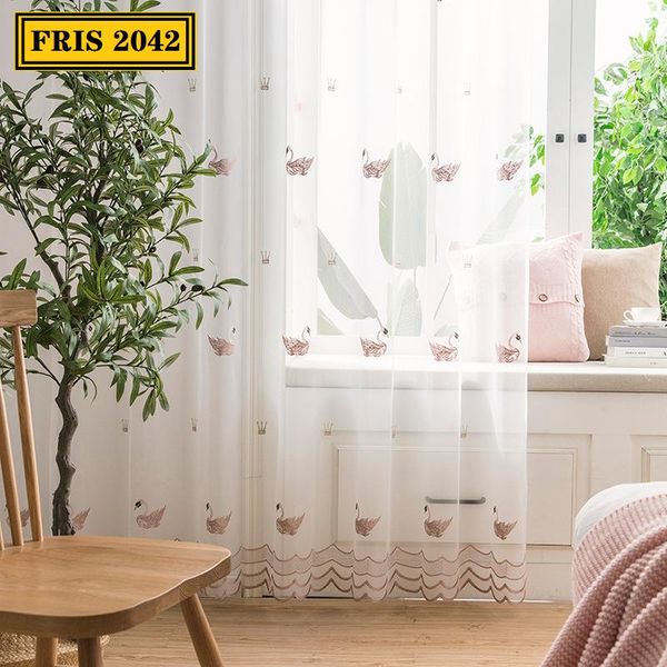 curtain & drapes 2021 modern simple lace pink swan embroidered finished curtains for living dining room bedroom
curtain & drapes 2021 modern simple lace pink swan embroidered finished curtains for living dining room bedroom