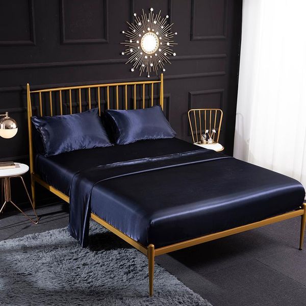 sheets & sets 45 3/4 pcs silk bedding set soft satin flat sheet fitted case home textiles twin/full/queen/king size
sheets & sets 45 3/4 pcs silk bedding set soft satin flat sheet fitted case home textiles twin/full/queen/king size