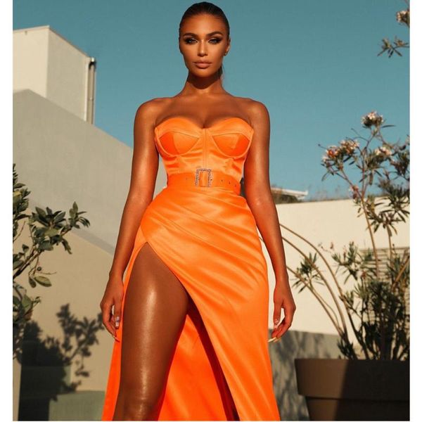 casual dresses est summer bodycon dress 2021 women strapless backless split orange maxi long elegant evening party club vestidos, Black;gray
casual dresses est summer bodycon dress 2021 women strapless backless split orange maxi long elegant evening party club vestidos, Black;gray