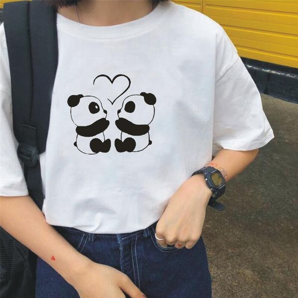 women's t-shirt summer casual tshirt short sleeve harajuku tee shirt femme cuet panda cartoon animal print t women camiseta mujer, White
women's t-shirt summer casual tshirt short sleeve harajuku tee shirt femme cuet panda cartoon animal print t women camiseta mujer, White
