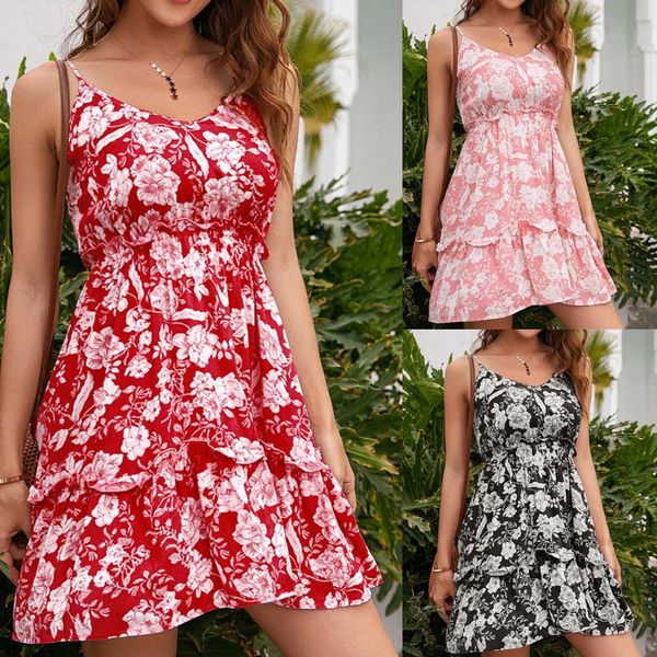 casual dresses women v-neck backless floral print sleeveless sling mini dress strap off shoulder summer sukienka, Black;gray
casual dresses women v-neck backless floral print sleeveless sling mini dress strap off shoulder summer sukienka, Black;gray