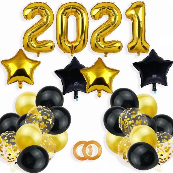2021 new year festival party black gold confetti latex balloons 2021 number balloon birthday wedding anniversary home decoration
2021 new year festival party black gold confetti latex balloons 2021 number balloon birthday wedding anniversary home decoration